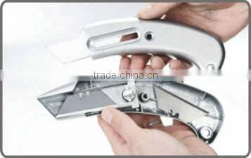 2pcs Trapezoid blade Zinc Alloy Retractable Utility Cutter