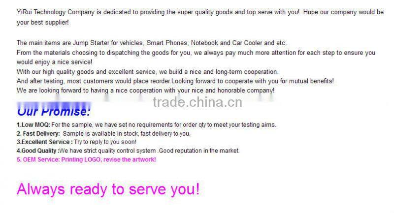 Multi-Function Mini 8000mAh 12V Jump Start Vehicle & battery booster 12V