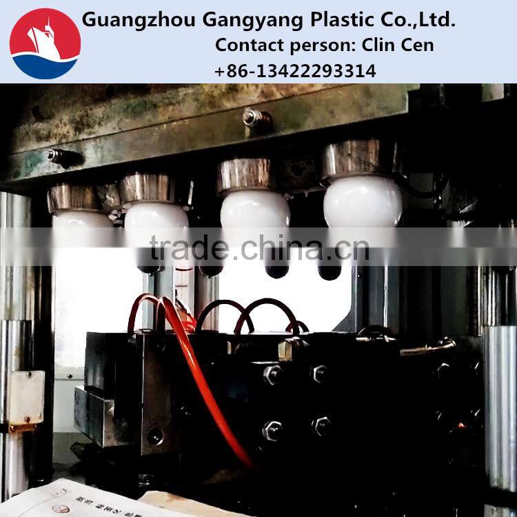 Bulb milky mushroom led plastic cover, 48mm dia led diffuser pc housing