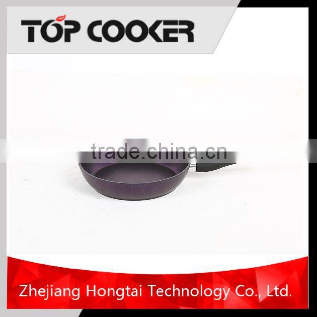 diamond coating frypan with soft touch handle