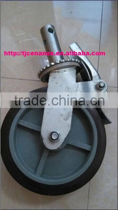 heavy duty 6" 8" scaffolding caster wheels(with or without brake)