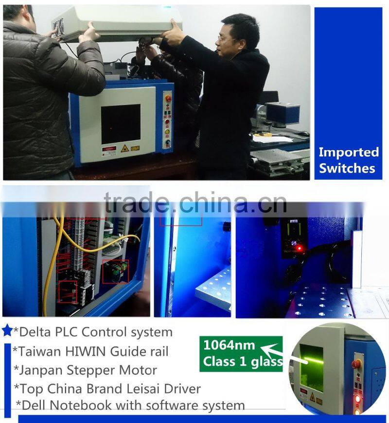 Keyland Metal Logo Laser Engraving Marking Machine Auto Lift