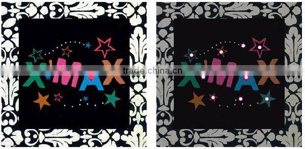 led canvas wall art for christmas