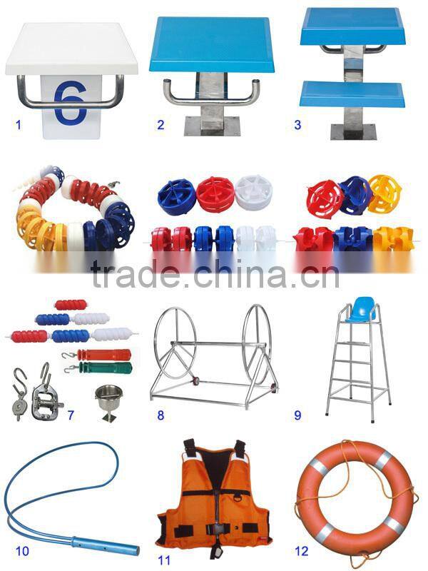 stainless steel 304 and plastic swimming pool lane rope tensioner