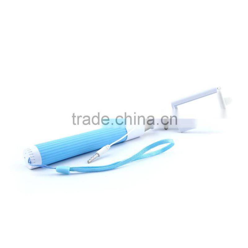 OEM ODM Cheap china manufacture smartphone cable monopod selfie stick