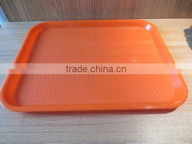 plastic fast food serving tray /basket wave rectangular tray