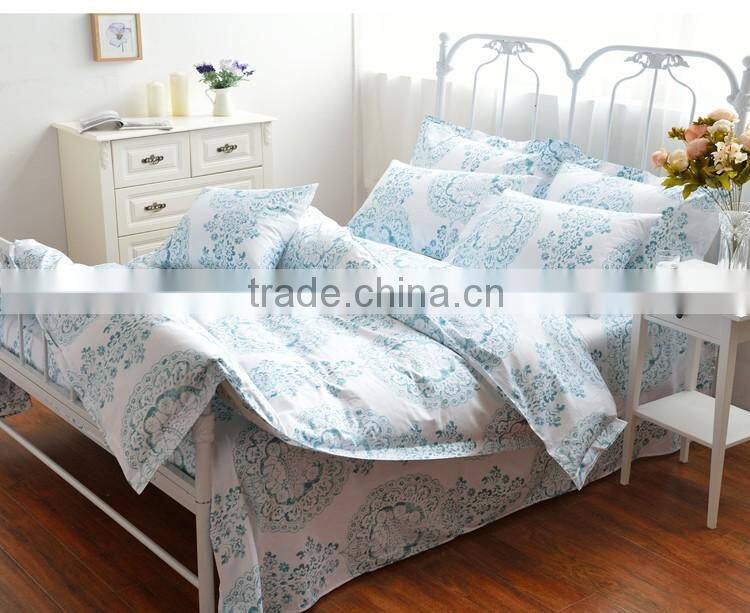 Wholesale Printing Bedding Set Custom Logo Hotel Linen Quality Bed Sheet From Guangzhou Supplier