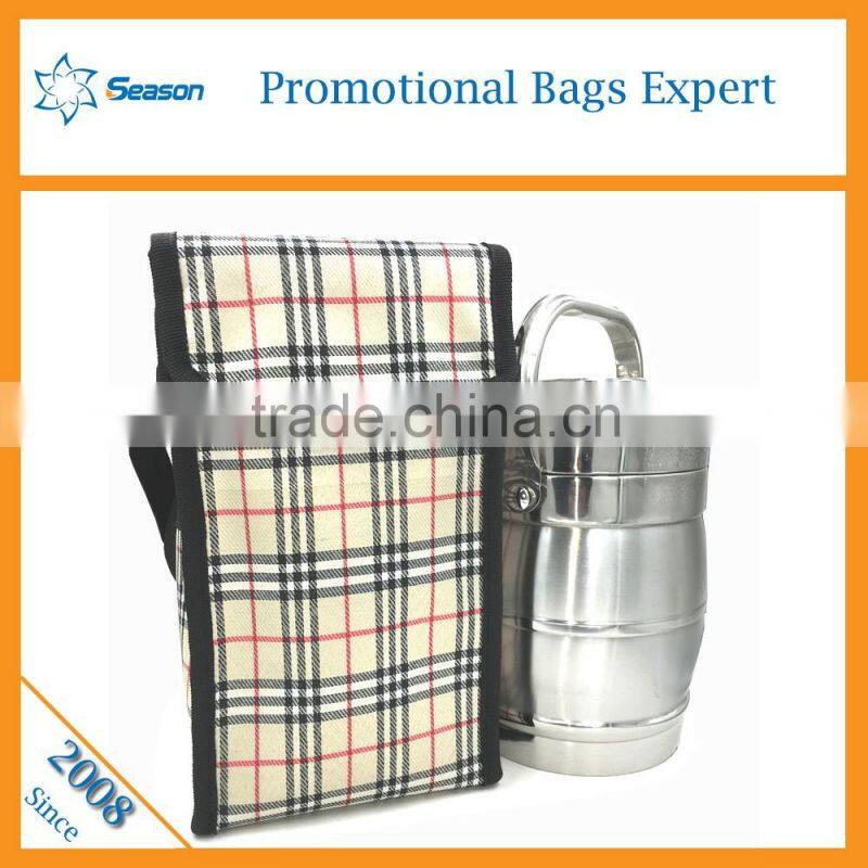 Thermal cooler bag folding cooler bag with stand can cooler bag