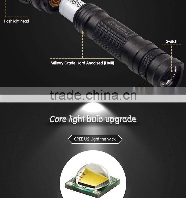 Nico Nature long-life lighting XML U2 800lm IPX8 Flashlights torch light manufacturers