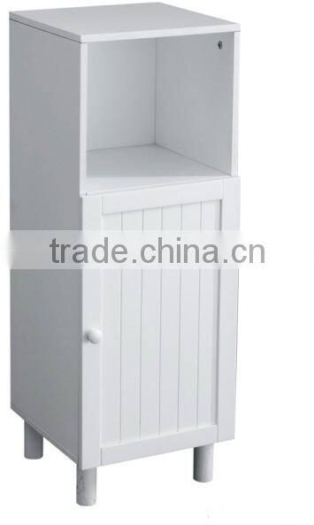 Modern style wooden bathroom furniture storage cabinet