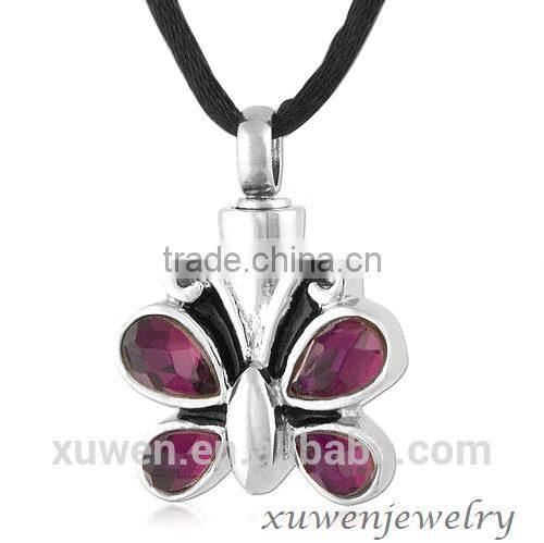 stainless steel heart cremation keepsake jewelry
