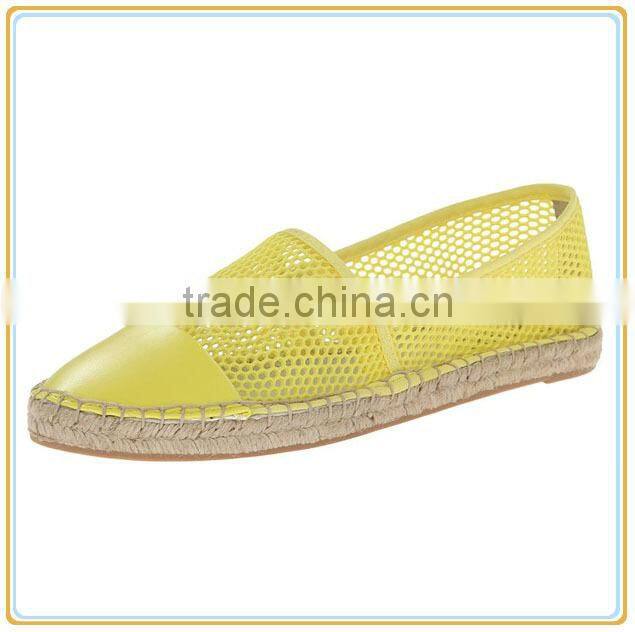 2015 new design girl sexy lace ballerina women soft sole no lace casual shoes