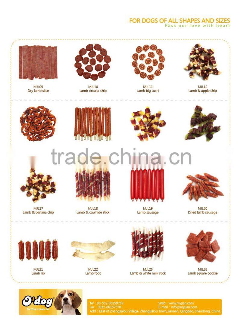 lamb big sushi Dog Food and snack pet treats