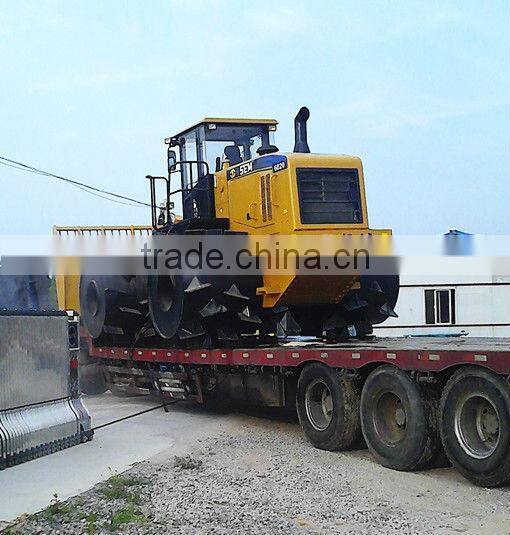 shandong famous brand landfill compactor for rubbish