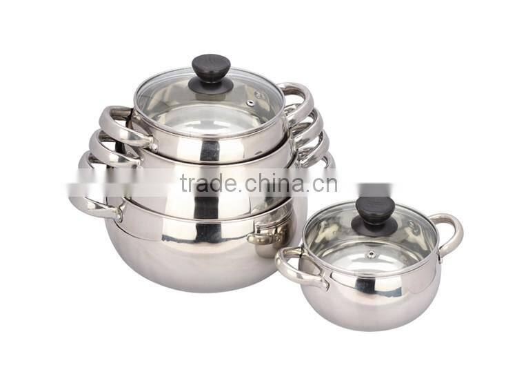 10pcs Stainless Steel Cookware