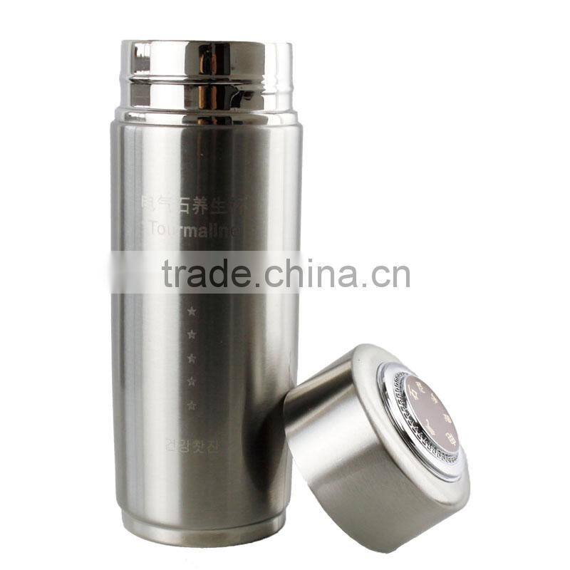 Wholesale Christmas present tourmaline nano alkaline thermos water flask