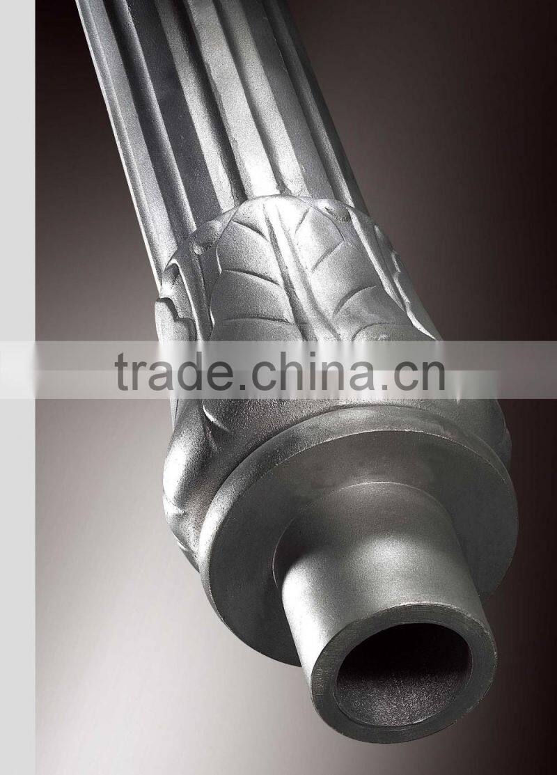 B033-1 Outdoor Sand Casting Aluminum Light Pole Casted