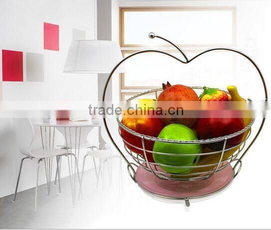New Design Stainless Steel Wire Fruit Basket/ Stainless Steel Wire Fruit Basket