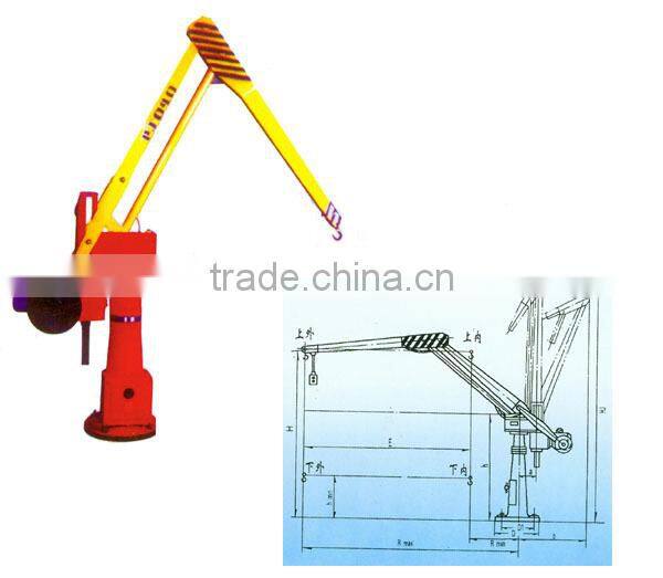 PJ type 600kg mini balance crane for workshop
