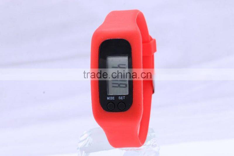 Wholesale Pedometer digital watch analog face and digital led watch booking wrist watch at low price
