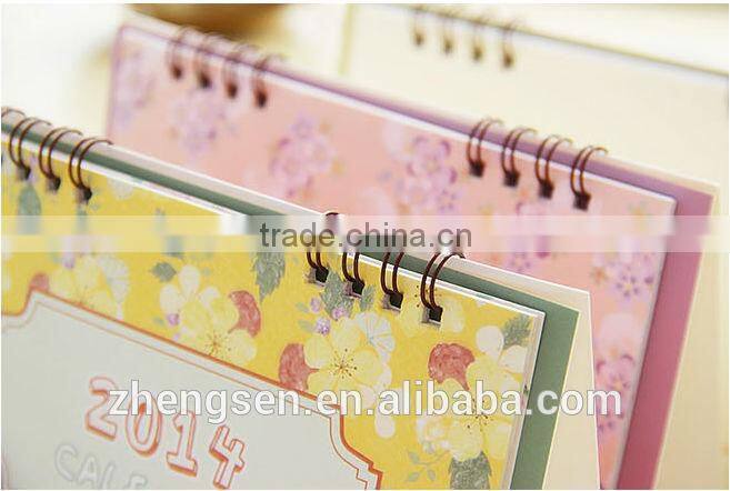 Flower series Desktop paper flip calendar
