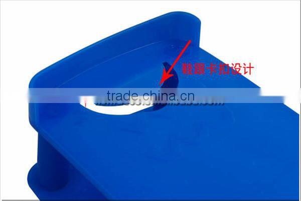 Convenient Adjustable Storage High-heeled Shoes Rack Plastic Shoe Rack