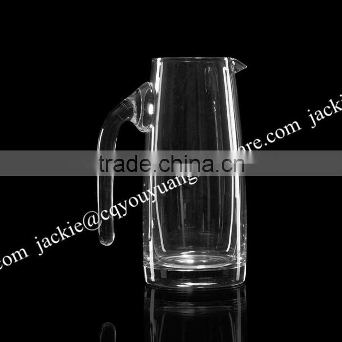custom made 41oz antique glass wine decanter