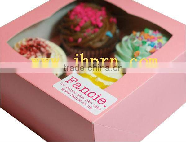 custom made paper cupcake box with insert
