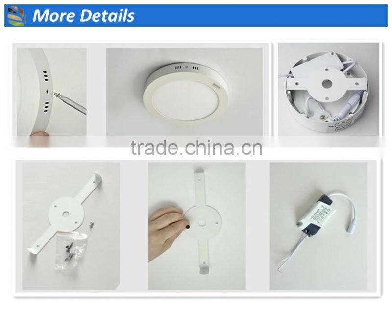 Sinywon 6W 9W 12W 18W 24W Surface Mounted LED Lamp Round Square LED Panel Light