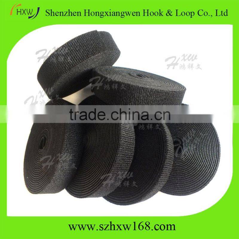 Double side back to back cable ties hook and loop fastener