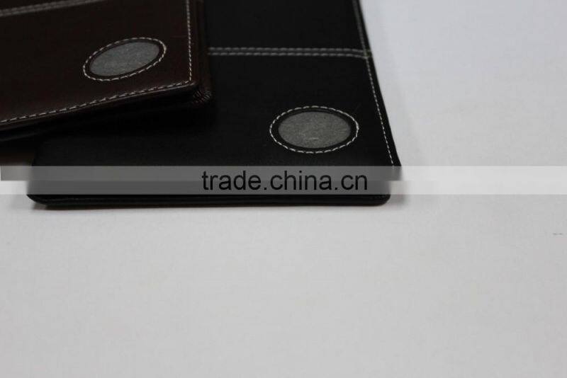 Dongguan factory direct custom High-quality leather passport holder with Multi-function pocket and Customized Logo