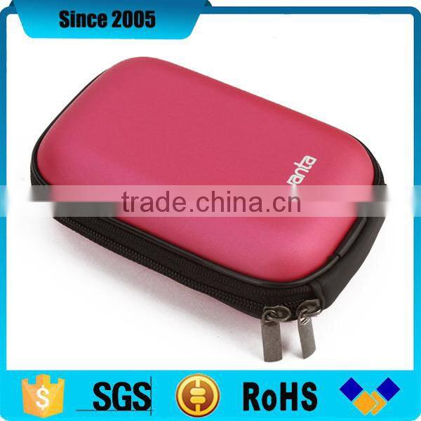 pink leather cover shockproof eva shockproof camera case