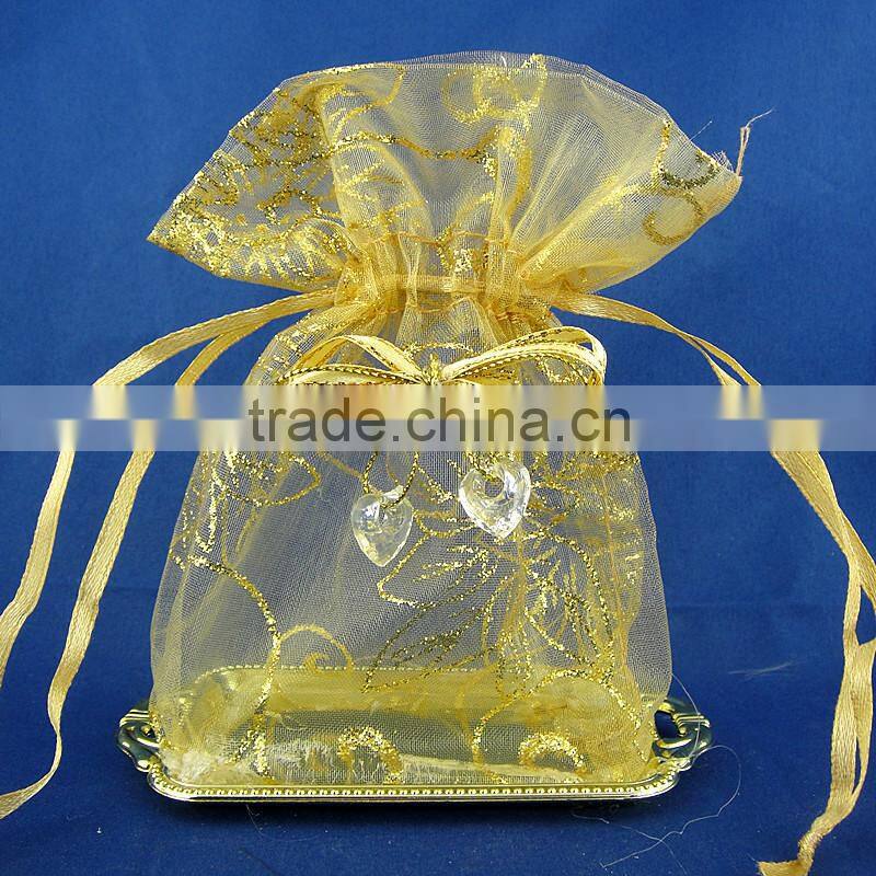 Alibaba saundan organza candy bag for wedding decoration