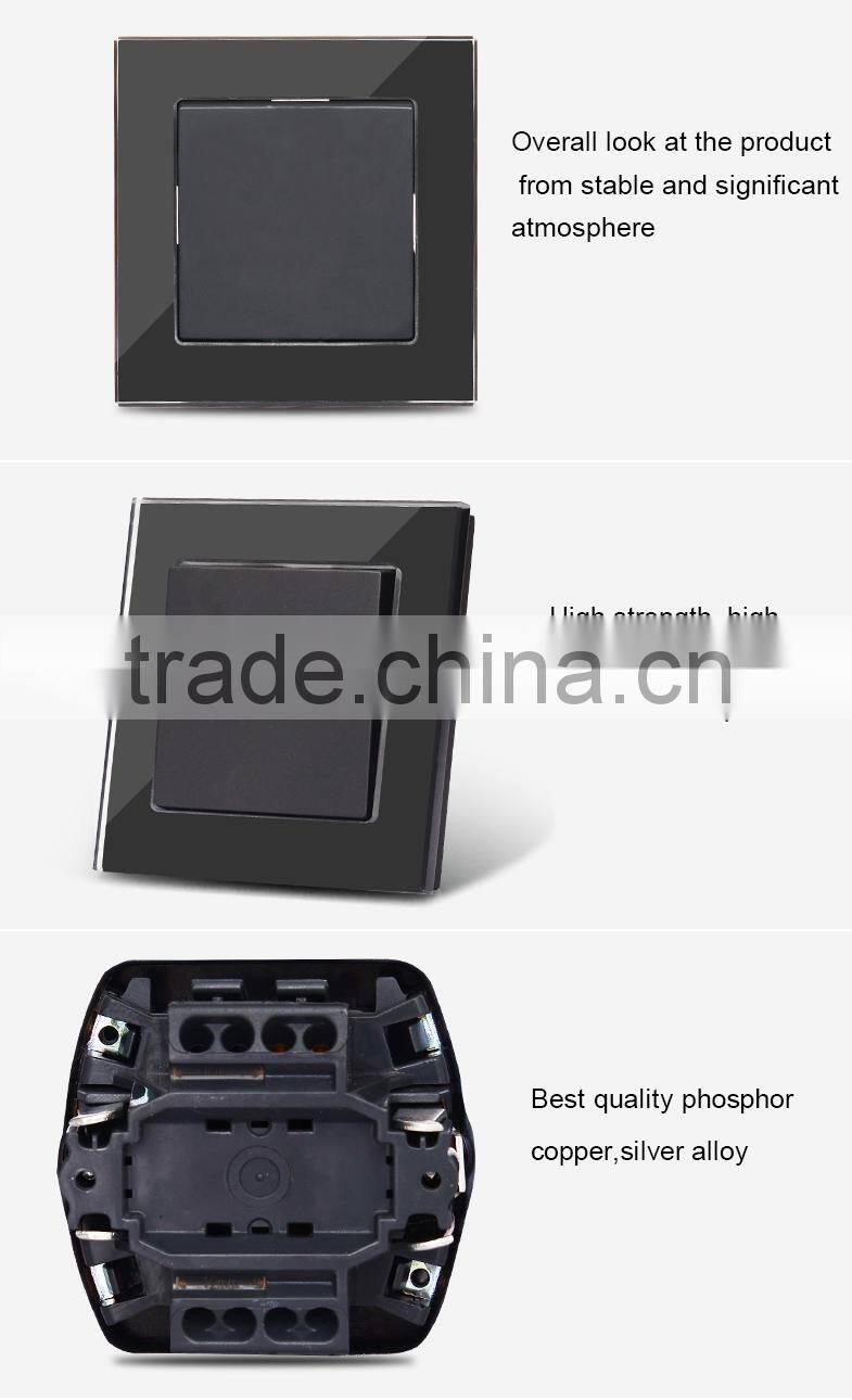 European standard 1 single gang electrical lighting switch