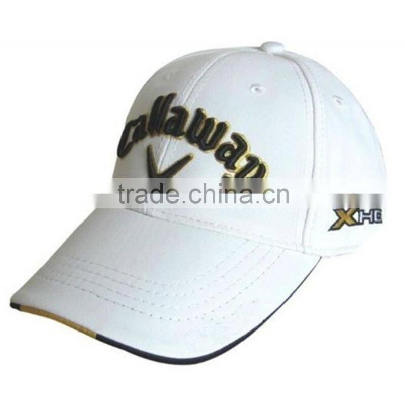 Newly fashion cotton embroidery adjustable size golf cap
