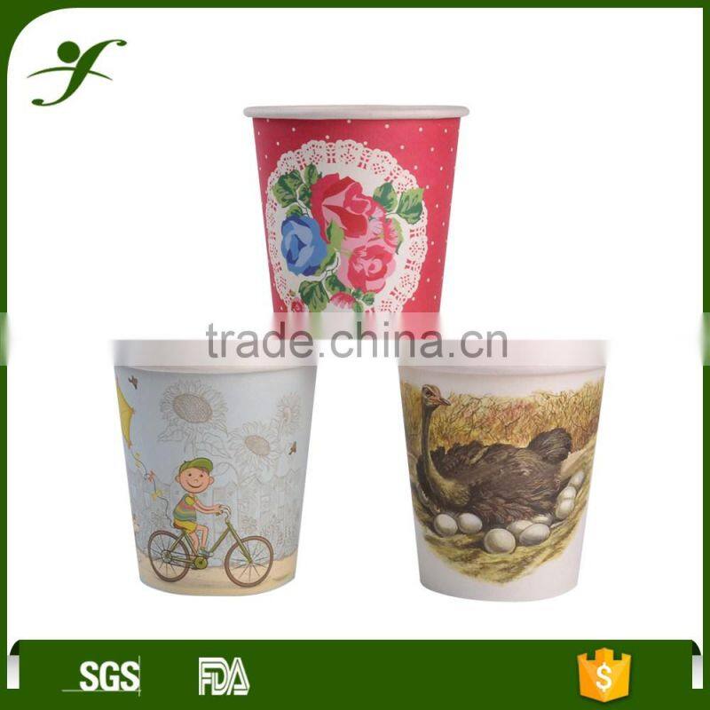 16oz custom design single wall paper cup printing machine