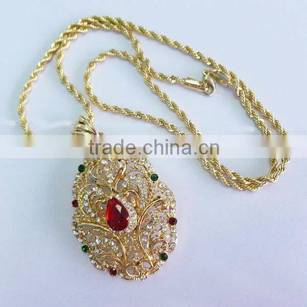 Wolesale pendant jewelry rhinestone charm crystal pendent