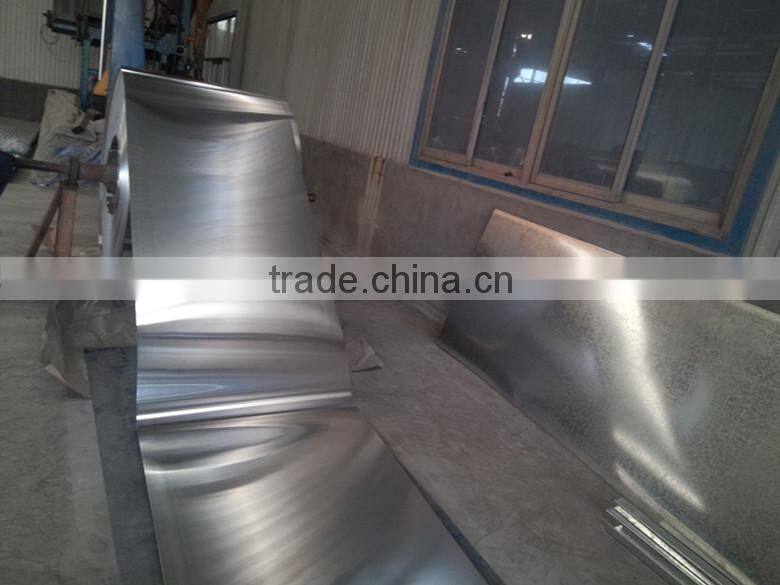 Corrugated aluminium sheet aluminium building material