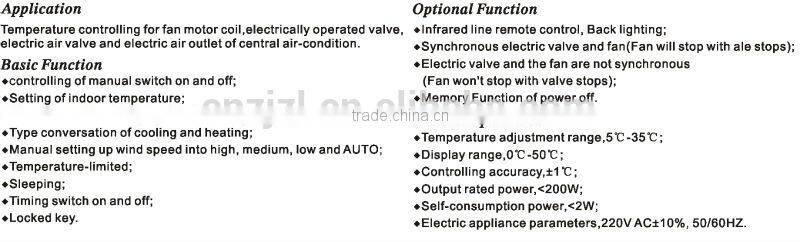 Industrial refrigerator digital thermostat with high quality