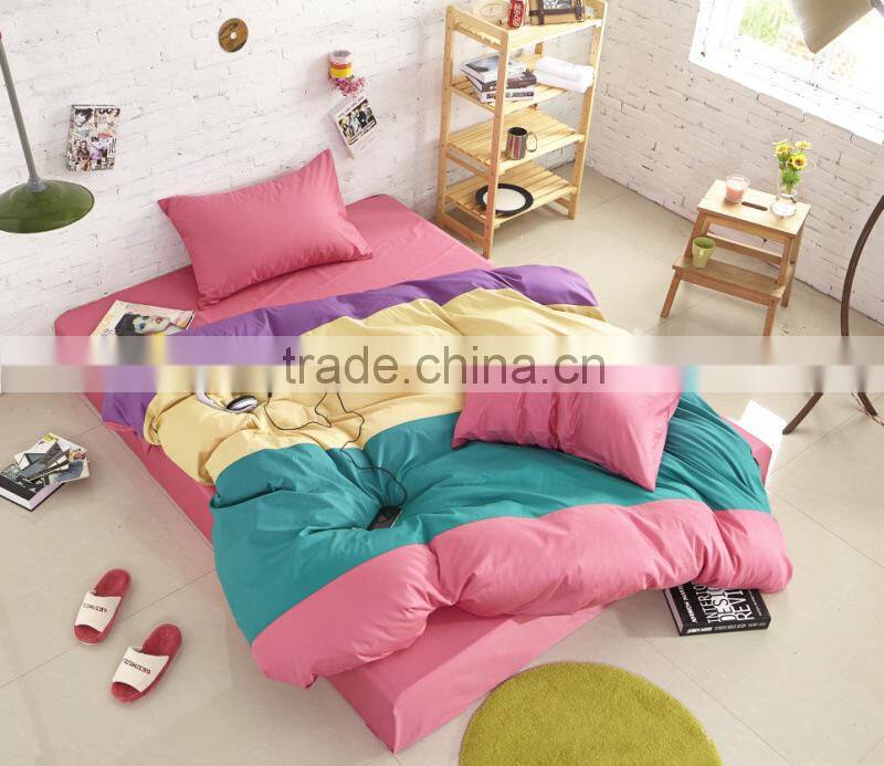 Wholesale textile products cheap 100 cotton flat bed sheets High quality Disposable used hotel bed sheets in china