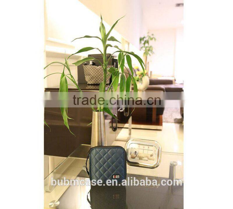 Blue 32 Capacity 230D Space Twill PVC Fabric DVD Case CD Holder personalized cd case multi disc dvd cases