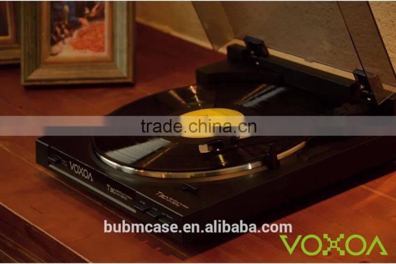 VOXOA T30 Full-Auto belt-drive turntable player, modern phonograph, USB record player
