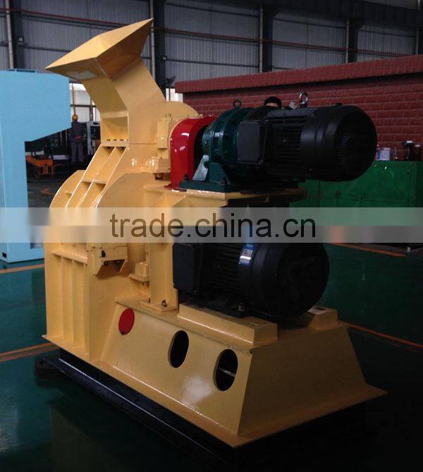 wood waste crusher/small logs crusher 1-2t/h