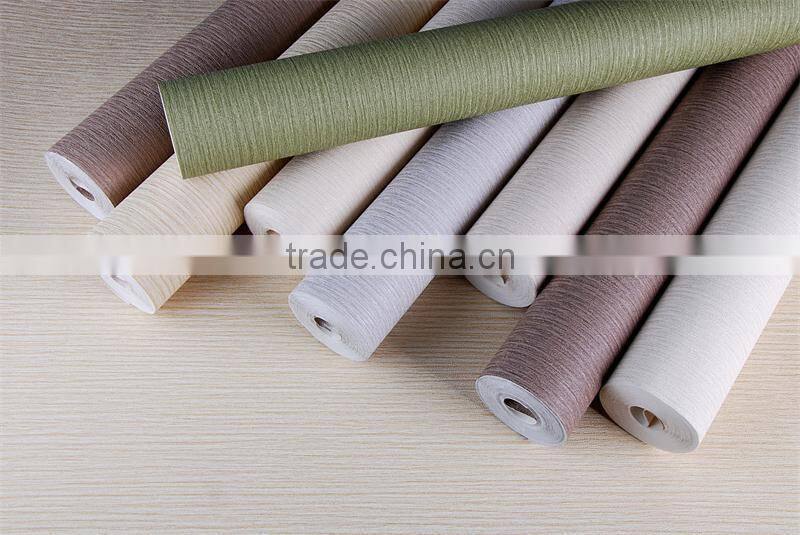 pleasing simple design vinyl wallpaper supplier factory