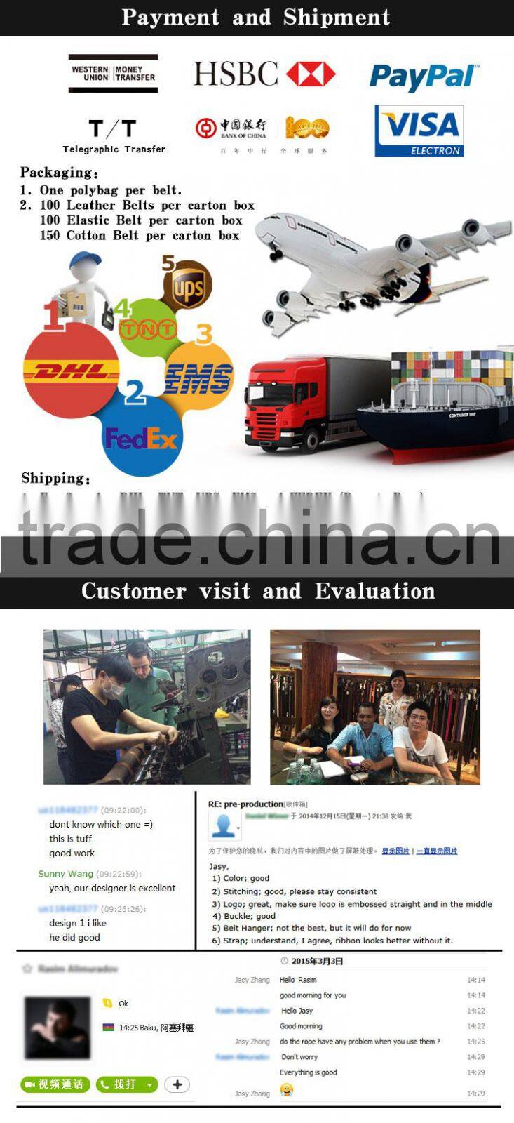 Top Quality Nylon Army Belt for Men