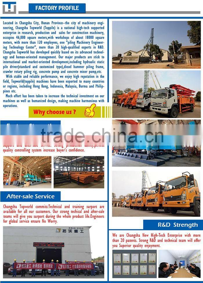 Brand New Diesel hammer pile machine TWZGQ100