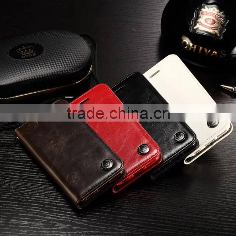 genuine leather flip wallet cell/mobile/smart phone case cover with lanyard for One plus one two T1 T2 U X 1 2