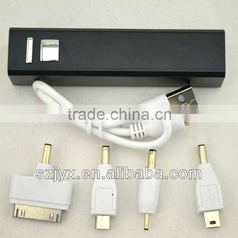 Christmas gifts mini 2200mah external battery pack charger rechargeable back up battery pack mobile phone charger