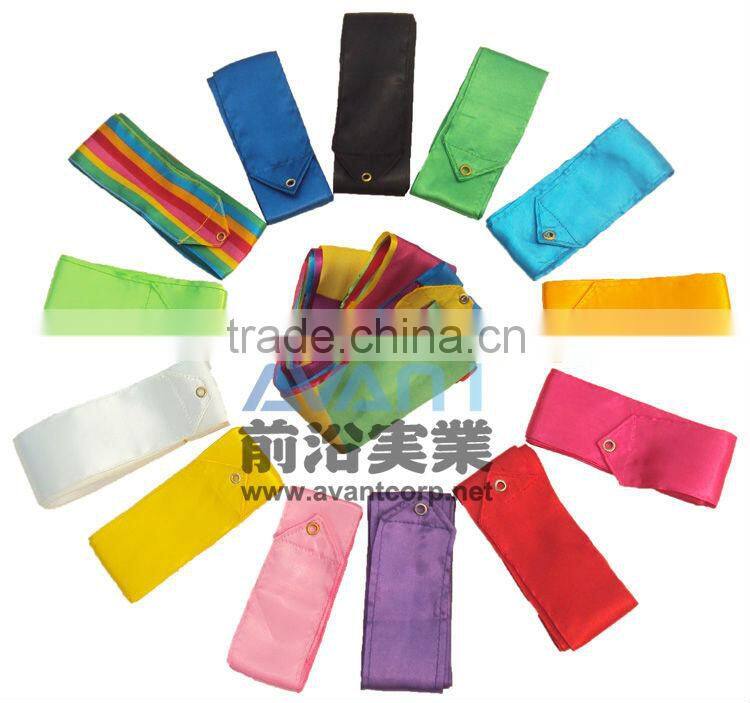 Gym Dance Ribbon Rhythmic Art Gymnastic Streamer with Twirling Rod