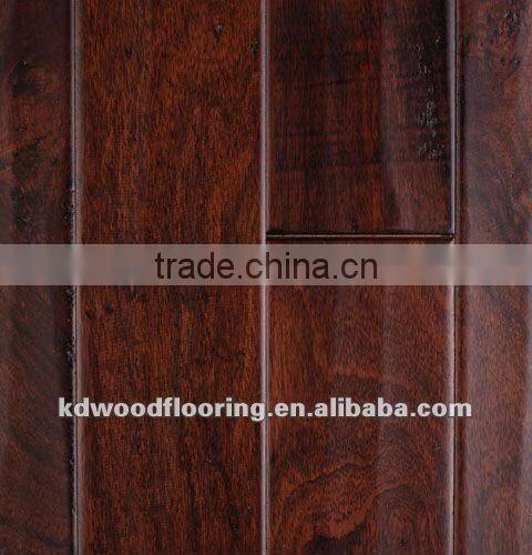 Dark color Hickory engineered wood flooring